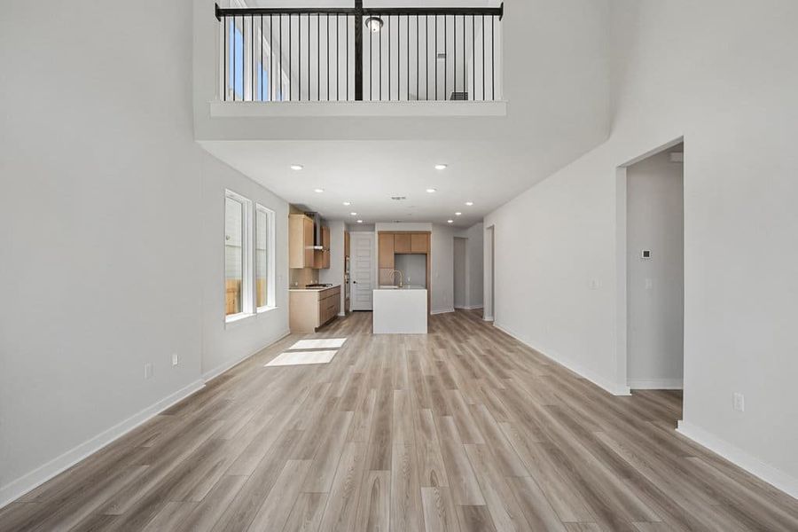 Spacious, unfurnished interior of a new home in Terrace Collection At Turner's Crossing, Buda (Image 26).
