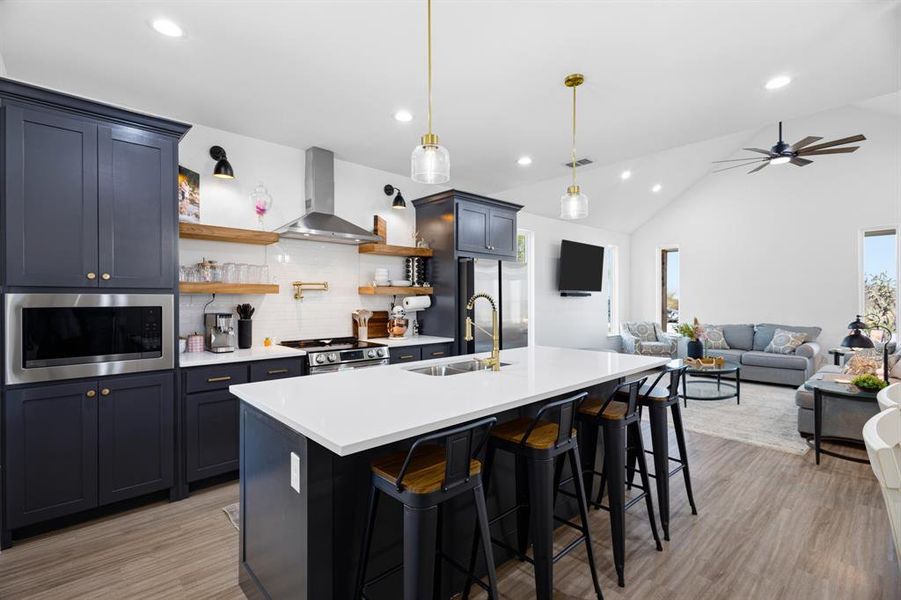 Furnished interior view inside a new home in , Chico (Image 24).