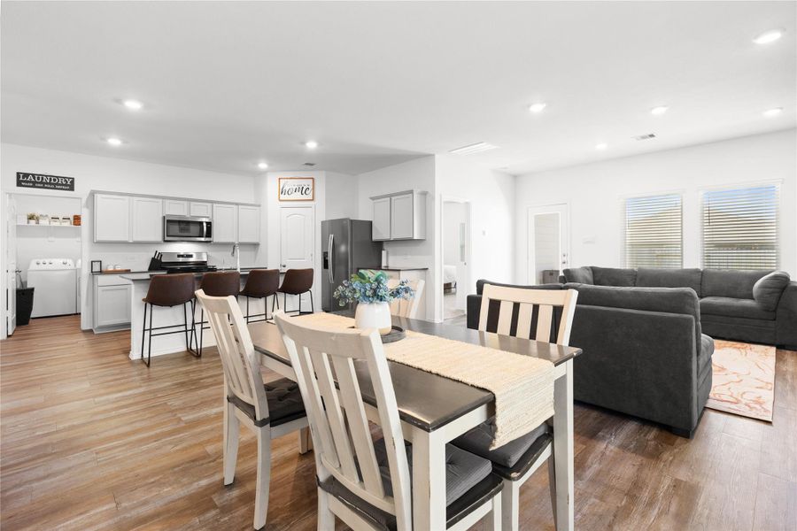 Furnished interior view inside a new home in , Willis (Image 5).