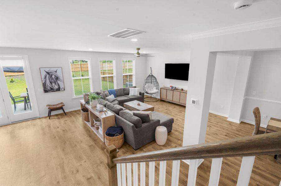 Furnished interior view inside a new home in High Point at Foxbank, Moncks Corner (Image 33).