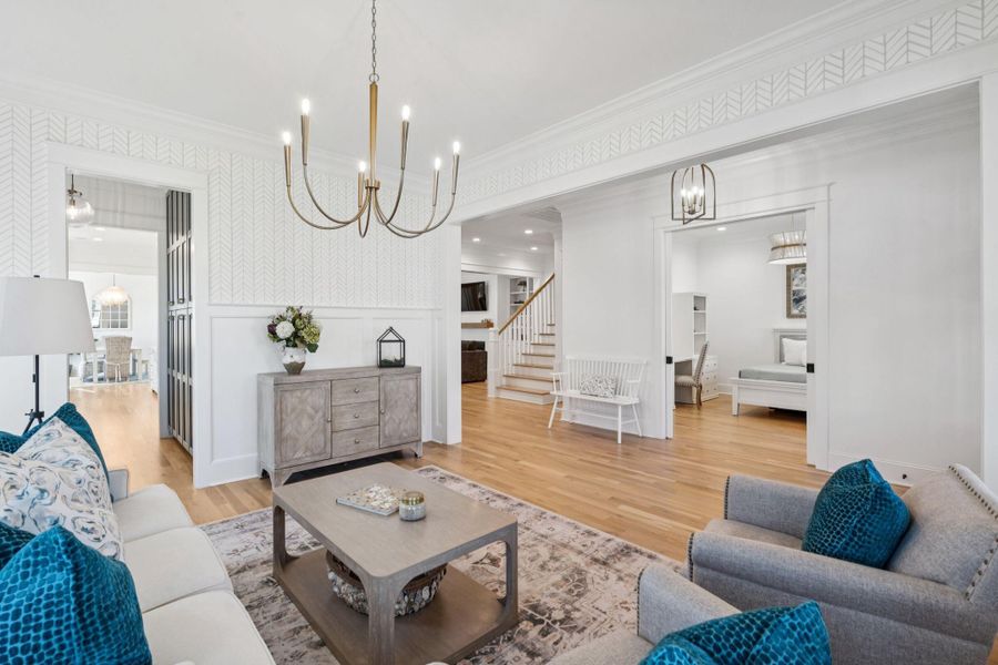 Furnished interior view inside a new home in , Mount Pleasant (Image 40).