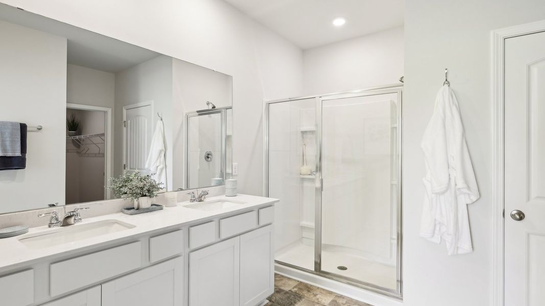 Furnished interior view inside a new home in Reserve at Hickory Ridge, Columbia (Image 41).