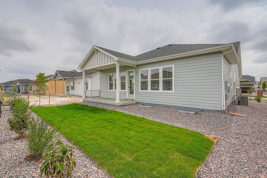 8925 S Riviera Way backyard/back of home