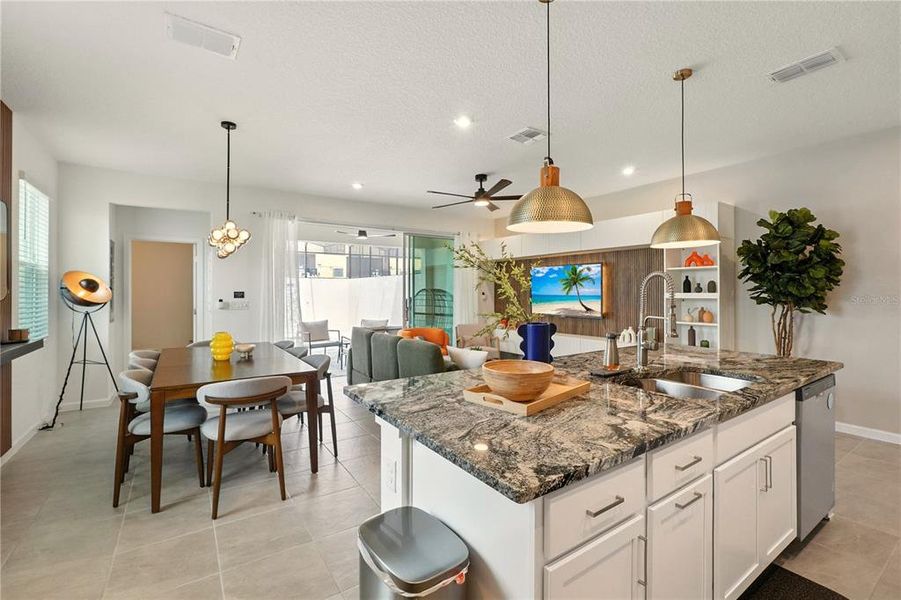 Furnished interior view inside a new home in , Kissimmee (Image 13).