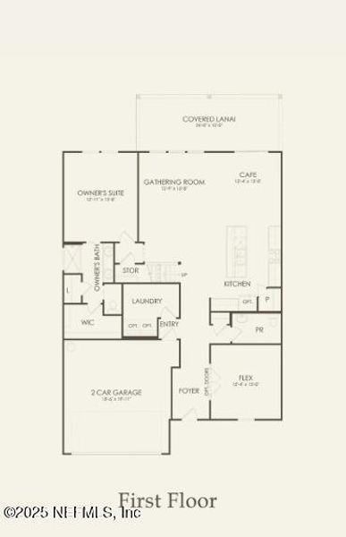 2D floor plan layout of this home in Wells Landing, Jacksonville, FL (Image 3). 2D floor plan layout of this home in Wells Landing, Jacksonville, FL (Image 3).