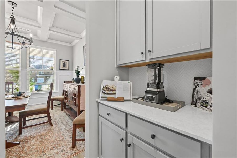 Furnished interior view inside a new home in , Atlanta (Image 21).