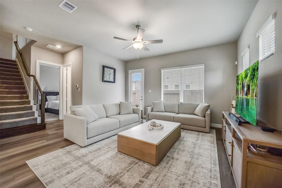 Furnished interior view inside a new home in , Houston (Image 11).