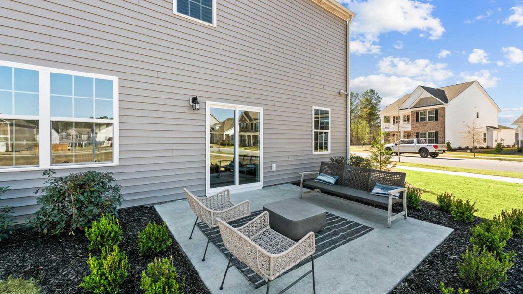 Exterior details and patio area of a home in West New Bern, New Bern (Image 24). Exterior details and patio area of a home in West New Bern, New Bern (Image 24).