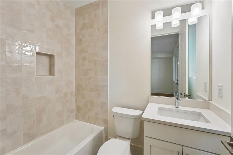 Furnished interior view inside a new home in , Decatur (Image 8).