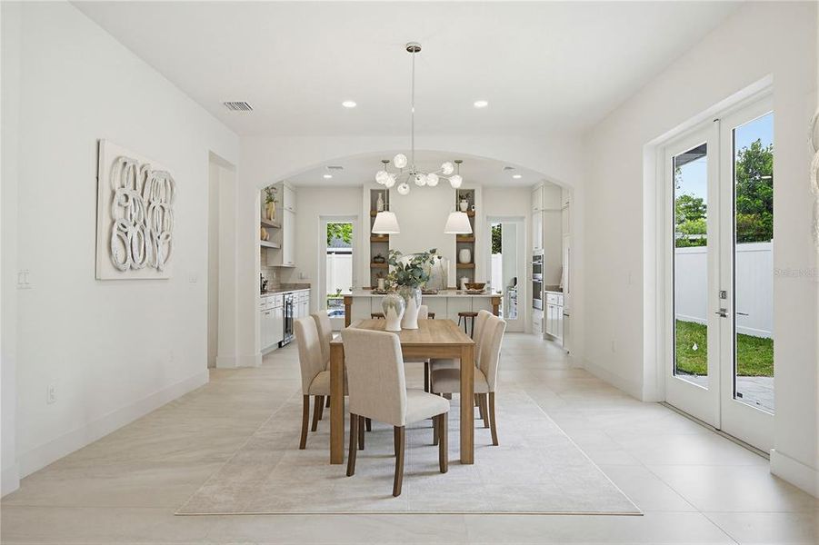 Furnished interior view inside a new home in , Winter Park (Image 9).