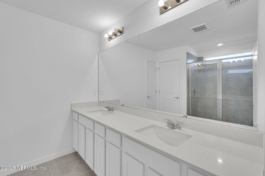 Furnished interior view inside a new home in Wells Landing, Jacksonville (Image 6).