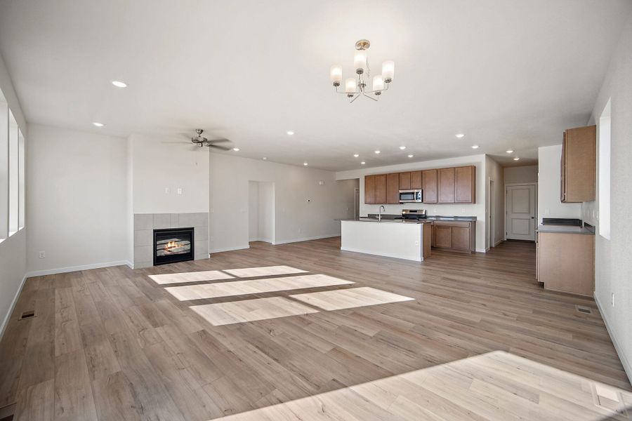 Spacious, unfurnished interior of a new home in The Glen, Colorado Springs (Image 27). Spacious, unfurnished interior of a new home in The Glen, Colorado Springs (Image 27).