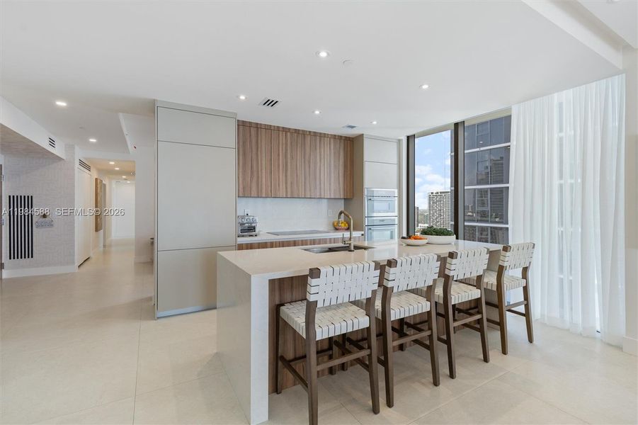 Furnished interior view inside a new home in , Miami (Image 11). Furnished interior view inside a new home in , Miami (Image 11).