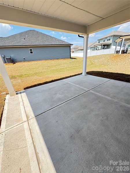 Exterior details and patio area of a home in Kerns Ridge, Salisbury (Image 22). Exterior details and patio area of a home in Kerns Ridge, Salisbury (Image 22).