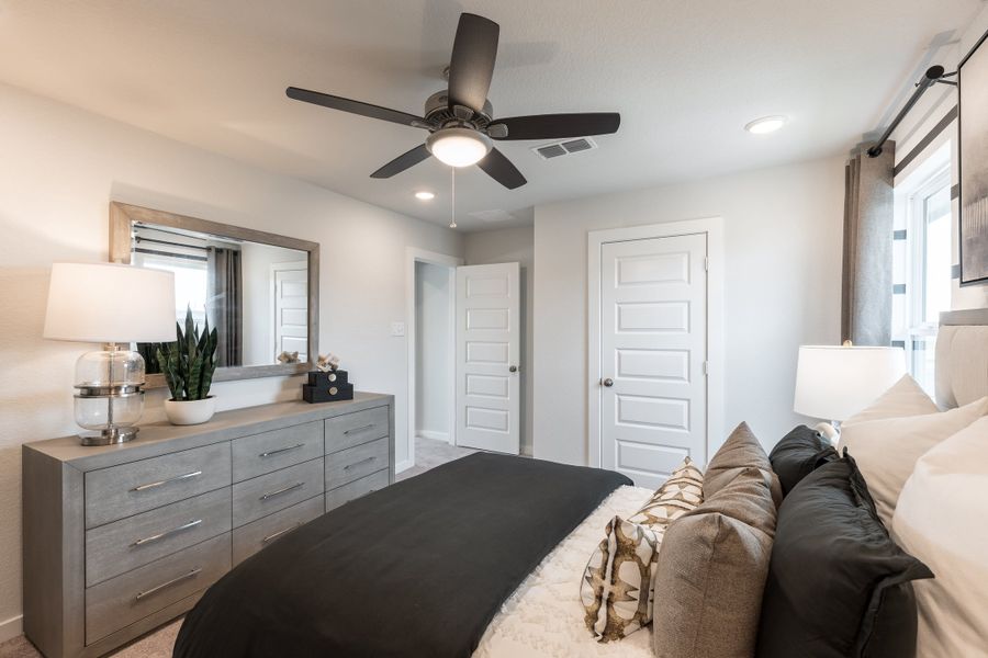 Furnished interior view inside a new home in Mason Woods, Cypress (Image 23).