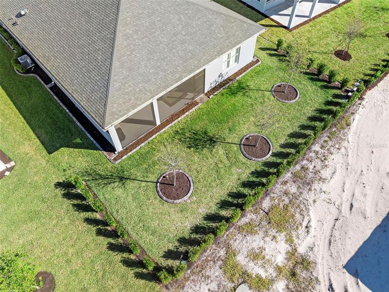 Exterior details and patio area of a home in The Reserve at Victoria, Deland (Image 4). Exterior details and patio area of a home in The Reserve at Victoria, Deland (Image 4).