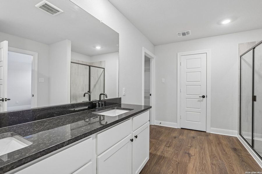 Furnished interior view inside a new home in Hightop Ridge, Converse (Image 9).
