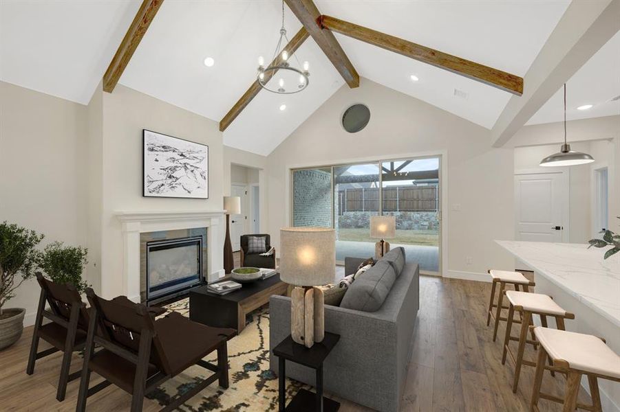 Furnished interior view inside a new home in Elevon, Lavon (Image 14).