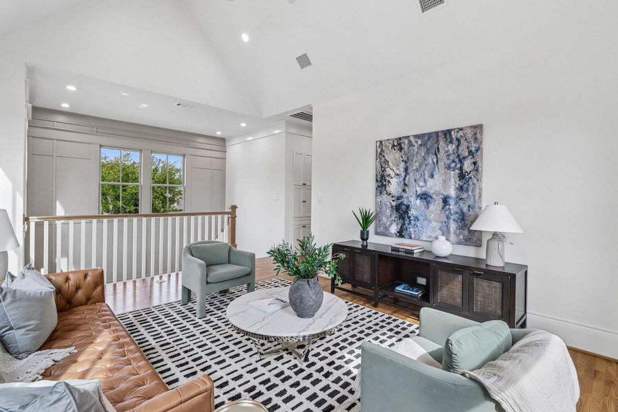 Furnished interior view inside a new home in , Houston (Image 43).