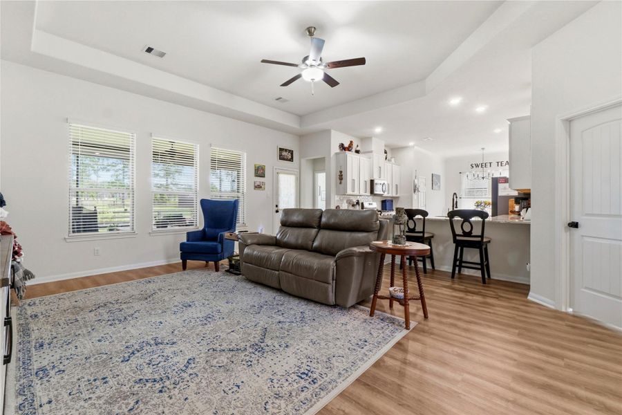 Furnished interior view inside a new home in Deer Pines, Conroe (Image 18).