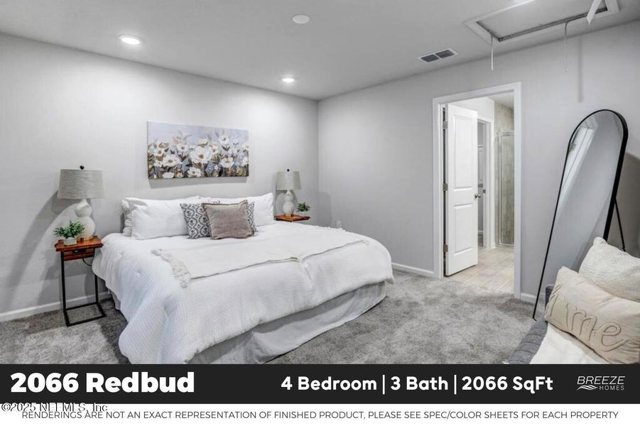 Furnished interior view inside a new home in Walker’s Ridge – Phase II, Jacksonville (Image 8).