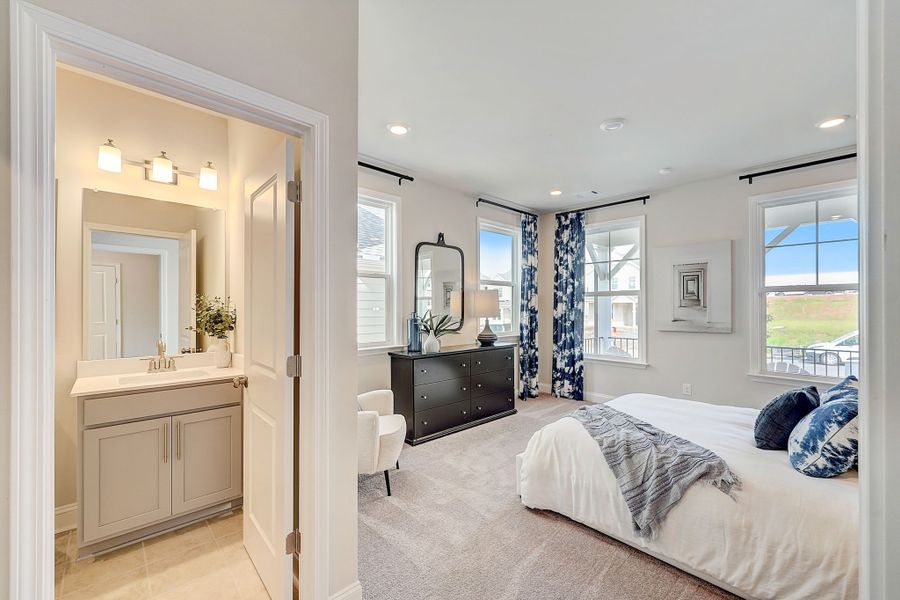 Furnished interior view inside a new home in Nichols Farm, Dacula (Image 36).