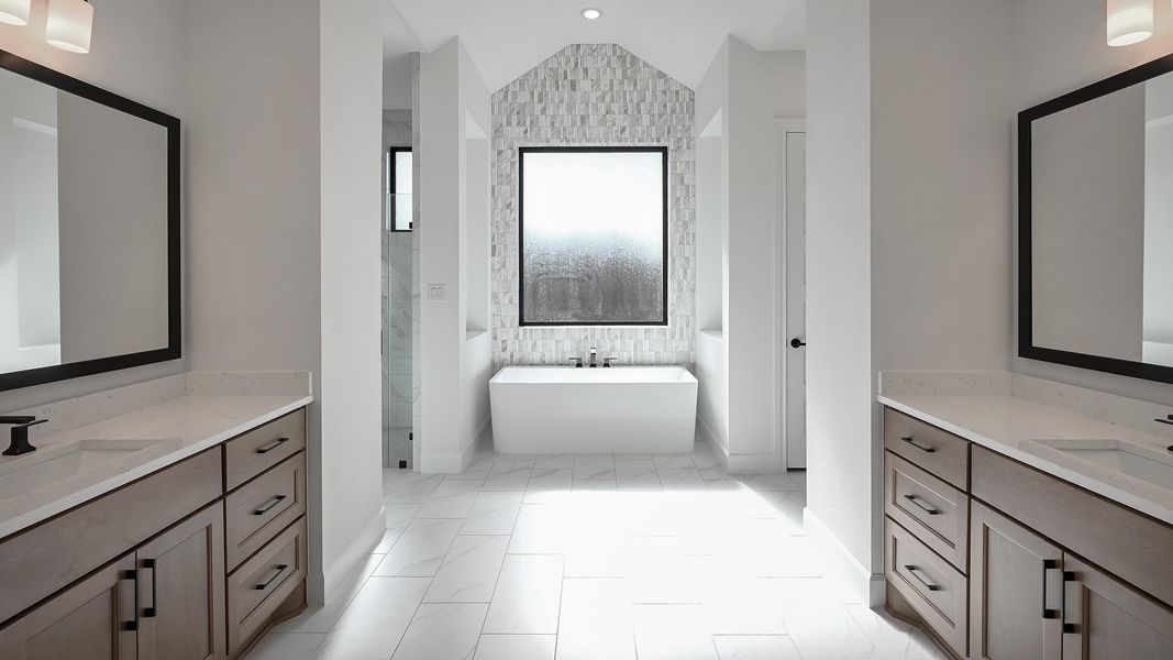 Furnished interior view inside a new home in The Preserve at Elm Creek, New Braunfels (Image 7).