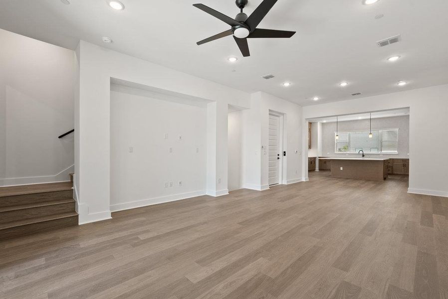 Spacious, unfurnished interior of a new home in The Grove, Austin (Image 22).