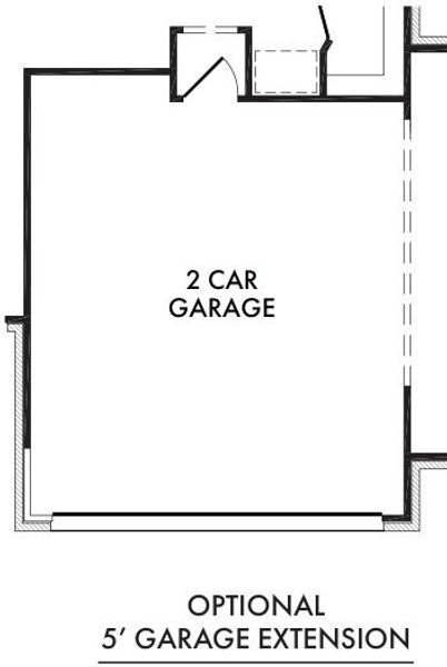 5′ Garage Extension 5′ Garage Extension