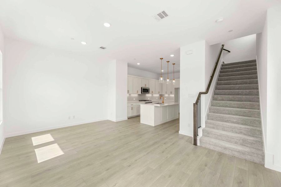 Open Kitchen-Living-Dining Room