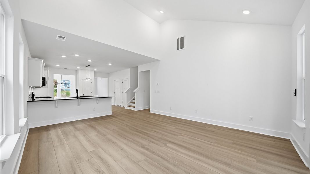 Exclusive living space with towering ceilings, tasteful finishes, and a warm, welcoming feel Exclusive living space with towering ceilings, tasteful finishes, and a warm, welcoming feel