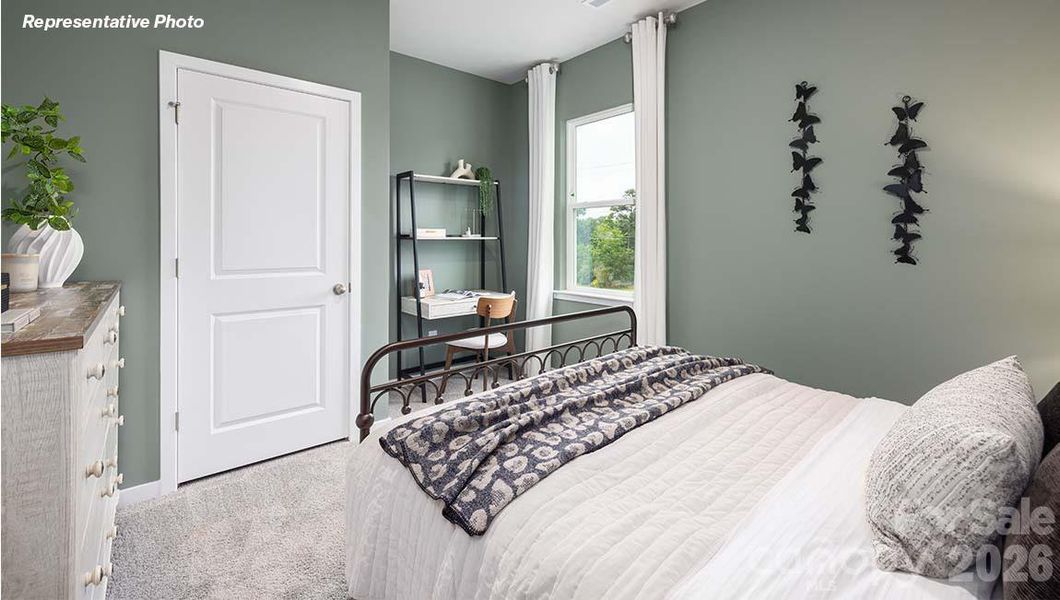 Furnished interior view inside a new home in Reedy Creek Preserve, Charlotte (Image 8).