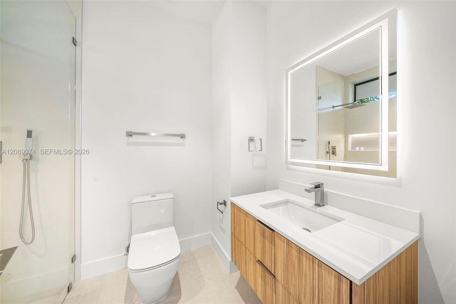 Furnished interior view inside a new home in , South Miami (Image 9).