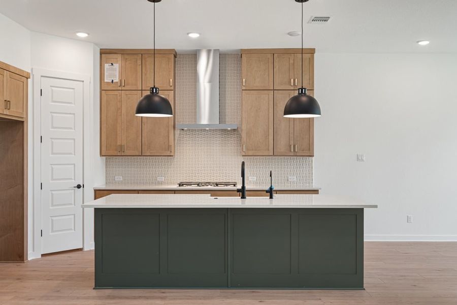 Furnished interior view inside a new home in Park Collection At Wolf Ranch, Georgetown (Image 14). Furnished interior view inside a new home in Park Collection At Wolf Ranch, Georgetown (Image 14).