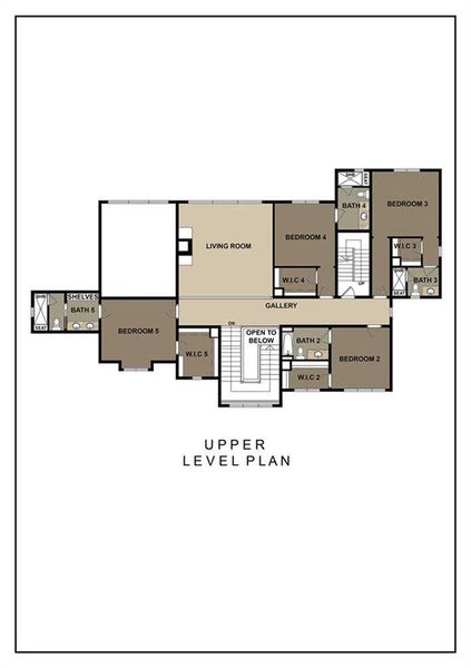 2D floor plan layout of this home in , Milton, GA (Image 4).