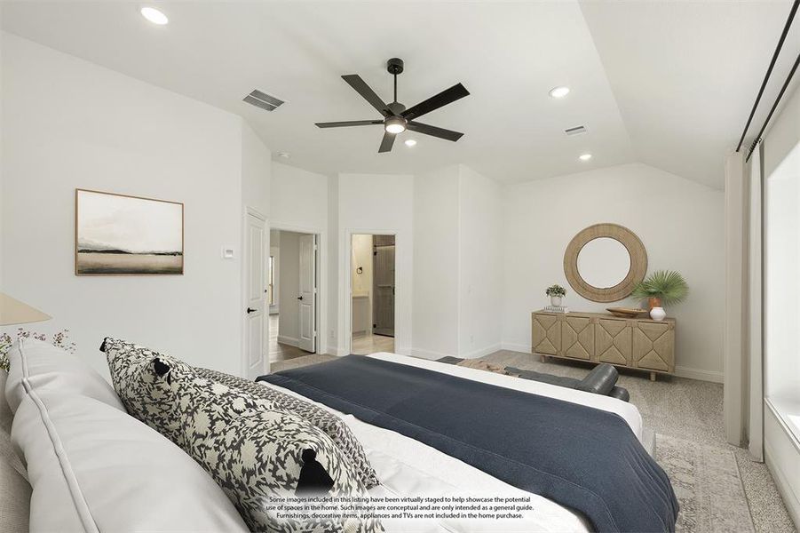 Furnished interior view inside a new home in Willow Wood Classic 50, McKinney (Image 10). Furnished interior view inside a new home in Willow Wood Classic 50, McKinney (Image 10).