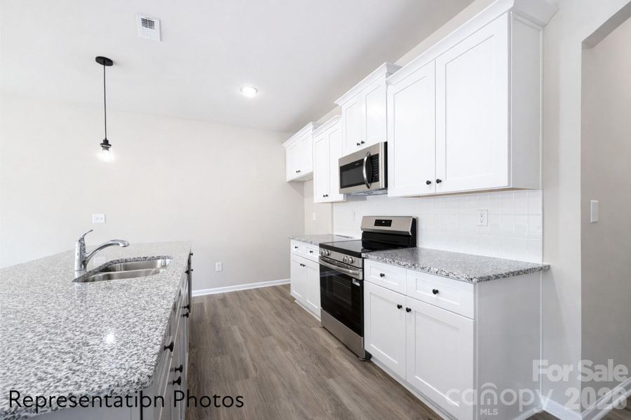 Furnished interior view inside a new home in , Charlotte (Image 6). Furnished interior view inside a new home in , Charlotte (Image 6).