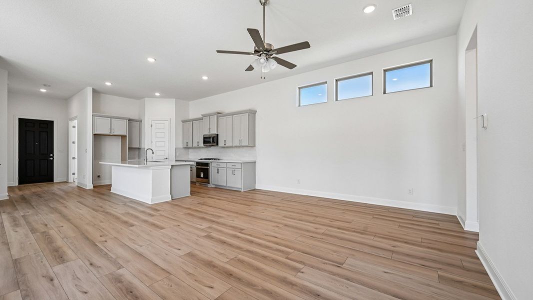 Furnished interior view inside a new home in Flora, Hutto (Image 6).