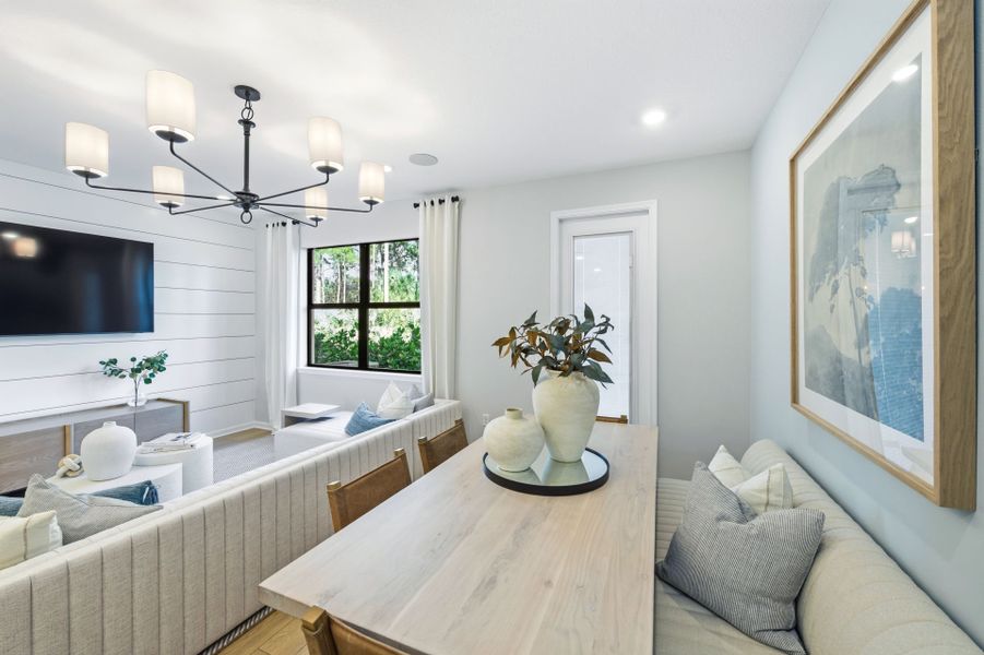 Furnished interior view inside a new home in Everton, Lantana (Image 9).