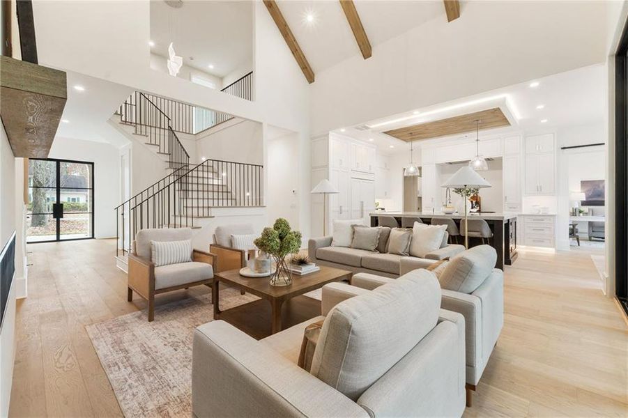 Furnished interior view inside a new home in , Alpharetta (Image 55).