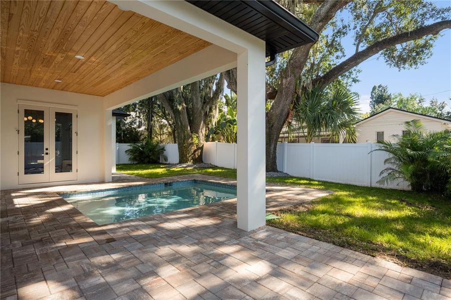 Exterior details and patio area of a home in , Winter Park (Image 40).