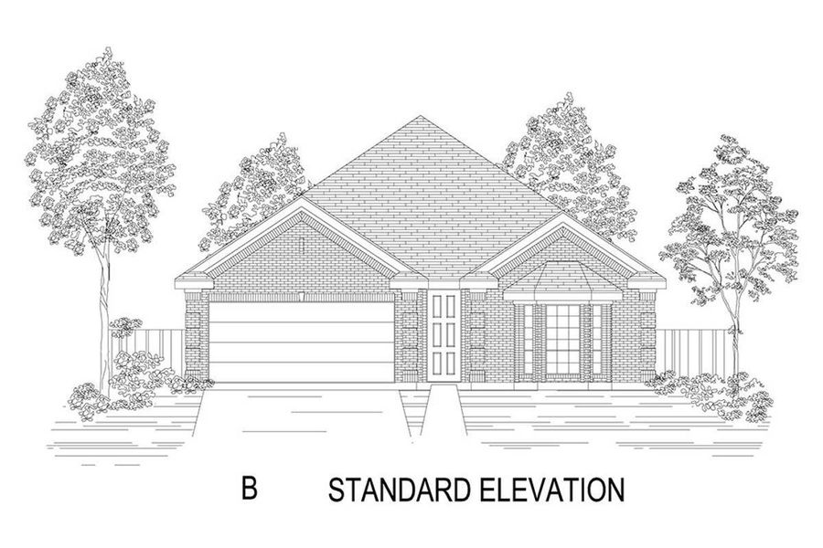 Representative rendering of the exterior for the Lennox 2 F by First Texas Homes (Image 4).