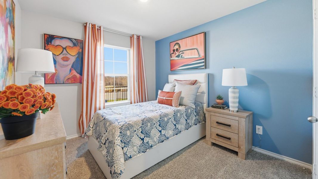 Furnished interior view inside a new home in Hickory Grove, Krum (Image 25). Furnished interior view inside a new home in Hickory Grove, Krum (Image 25).