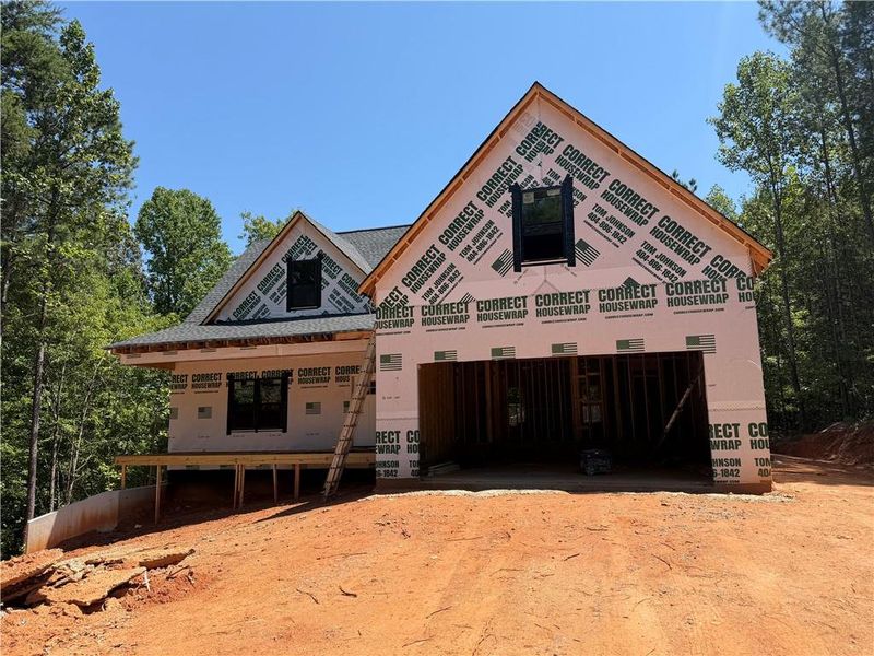 In-progress construction of a new home in , Talking Rock, GA (Image 16).