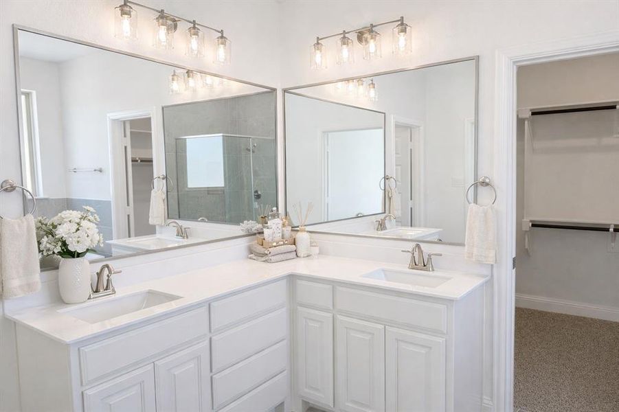 Master Bathroom Vanity Virtually Staged Master Bathroom Vanity Virtually Staged