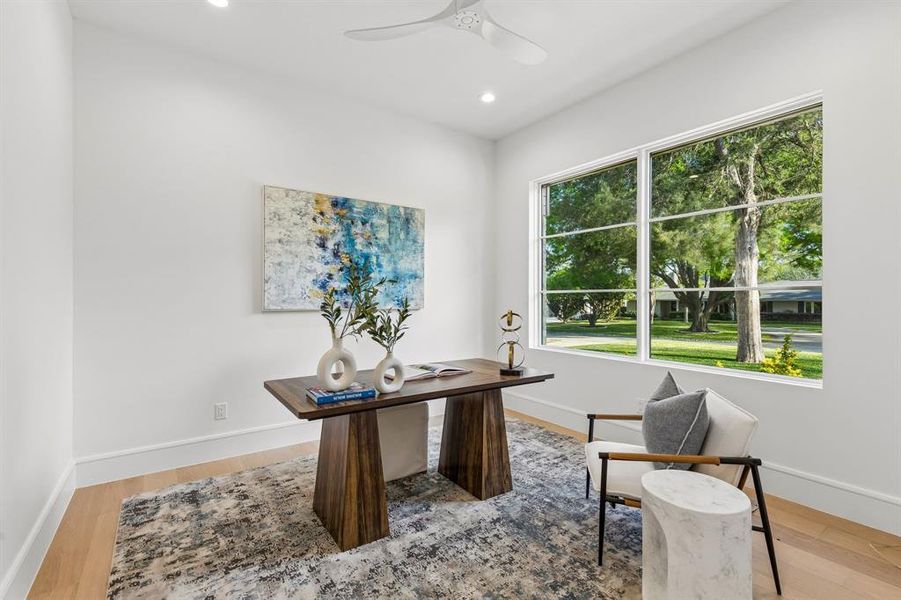 Furnished interior view inside a new home in , Dallas (Image 33).