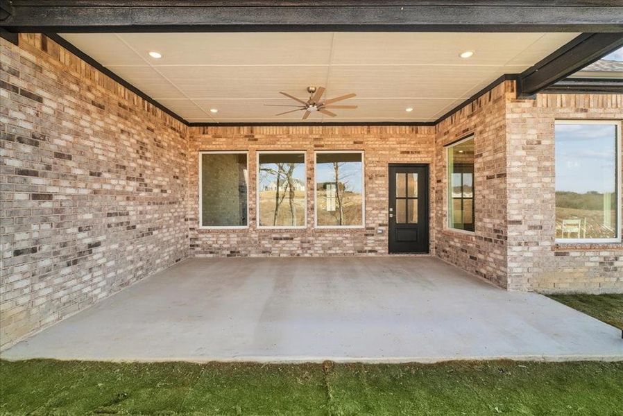 Exterior details and patio area of a home in , Azle (Image 28). Exterior details and patio area of a home in , Azle (Image 28).
