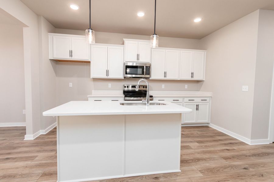 Representative furnished interior of a home built from the Cypress w/ Bonus Rm by Nason Homes in Woodland Farms, Dickson (Image 3).