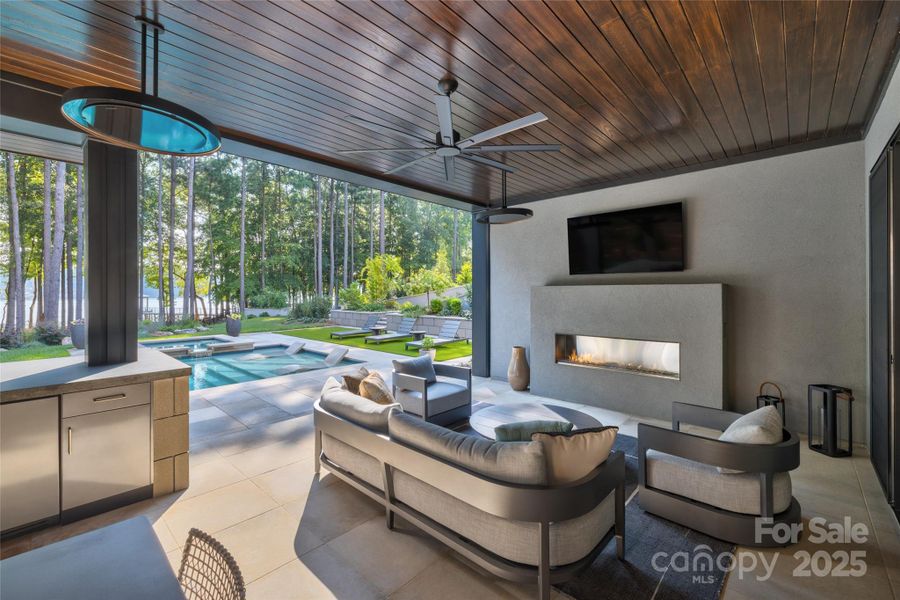 Furnished interior view inside a new home in , Belmont (Image 3).