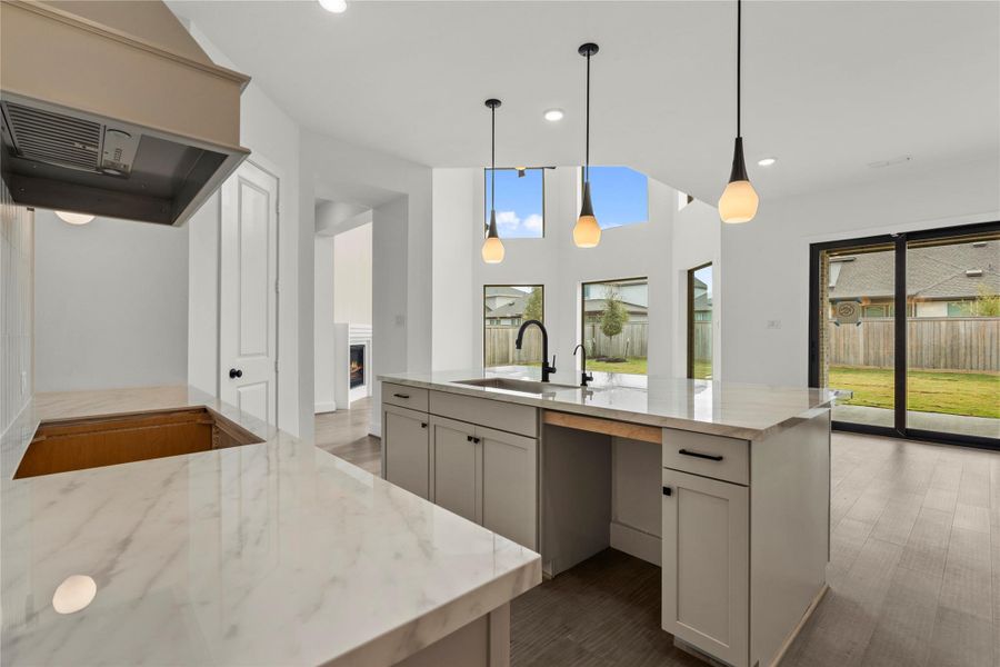 Furnished interior view inside a new home in Bridgeland 45', 50', 70', Cypress (Image 4).